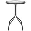 vidaXL Garden Table Ø50x71 cm Steel Anthracite