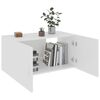 vidaXL Wall Mounted Cabinet White 80x39x40 cm Engineered Wood