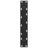 vidaXL Coffee Table Legs U-Shaped 2 pcs Black 28x(42-43) cm Steel
