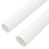 vidaXL Cable Trunkings with Clips &Oslash;25 mm 30 m PVC