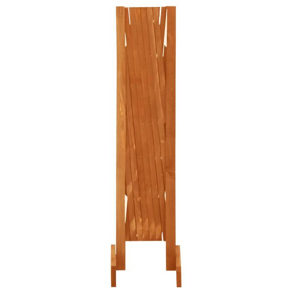 vidaXL Garden Trellis Fence Orange 120x90 cm Solid Firwood