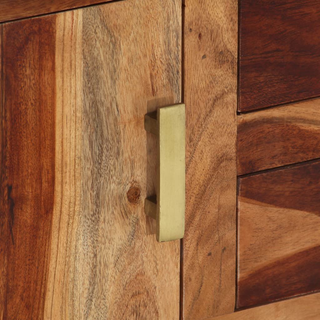 vidaXL TV Cabinet 90x34.5x50 cm Solid Wood Acacia