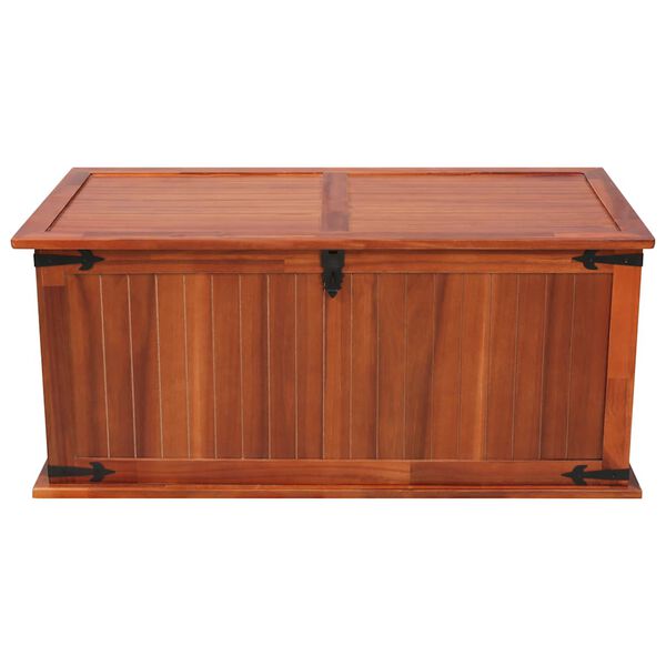 vidaXL Storage Chest 79x34x32 cm Solid Acacia Wood