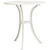 vidaXL 3 Piece Bistro Set Cast Aluminium White