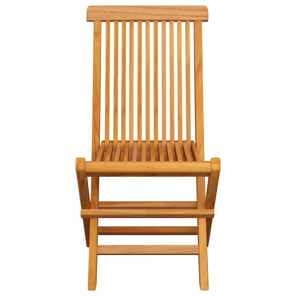 vidaXL Garden Chairs with Anthracite Cushions 6 pcs Solid Teak Wood