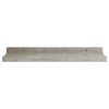 vidaXL Wall Shelves 2 pcs Concrete Grey 40x9x3 cm