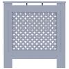 vidaXL MDF Radiator Cover Grey 78 cm