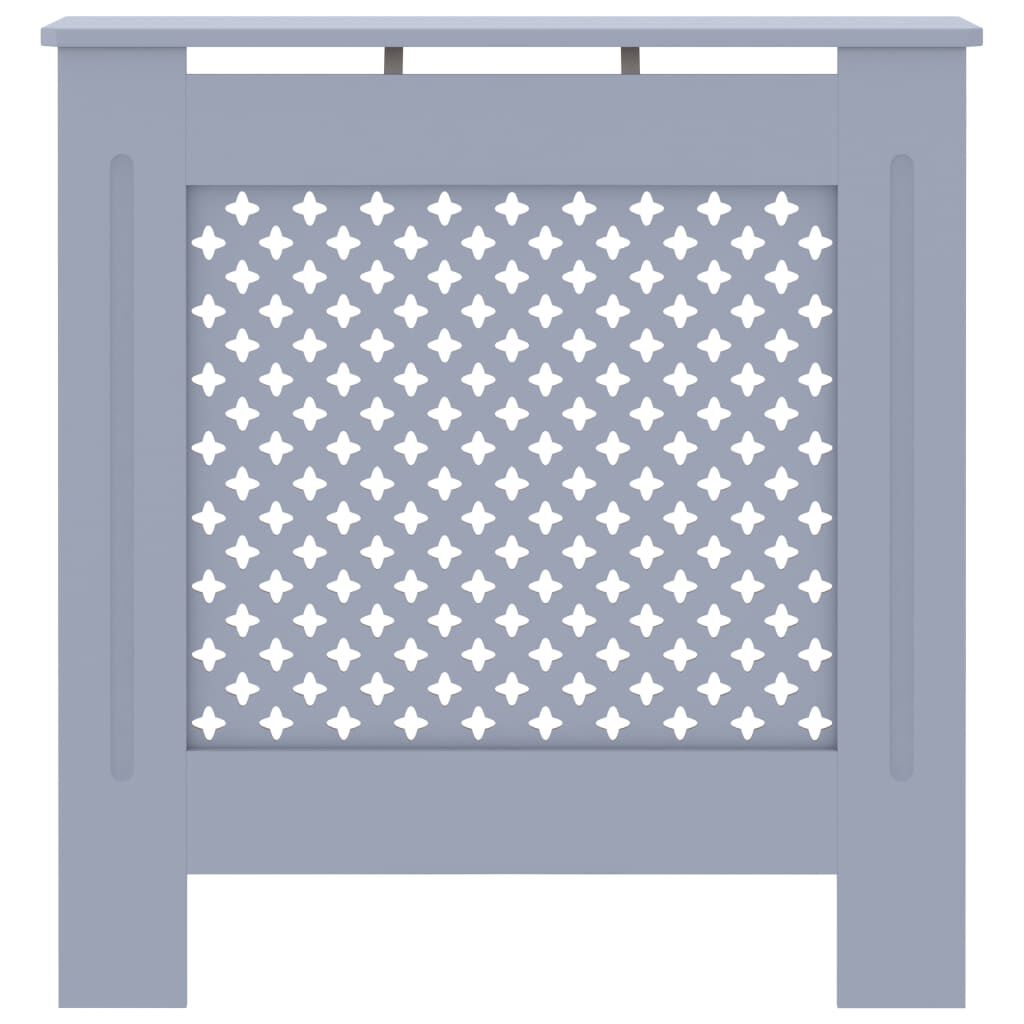 vidaXL MDF Radiator Cover Grey 78 cm