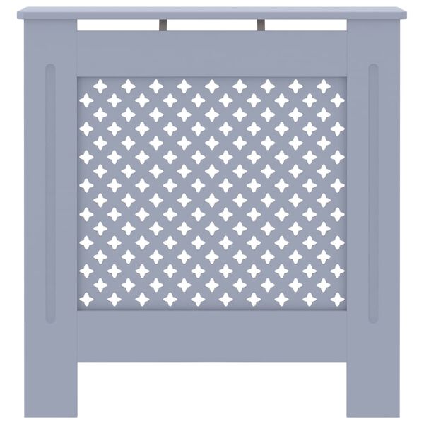 vidaXL MDF Radiator Cover Grey 78 cm