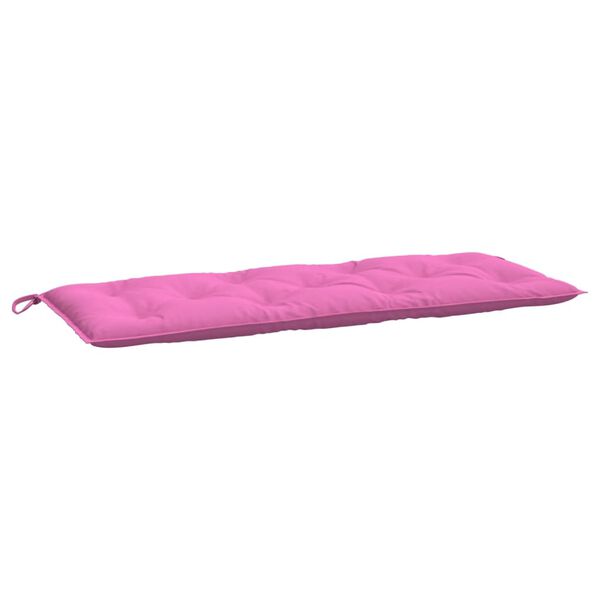 vidaXL Garden Bench Cushions 2pcs Pink 120x50x7cm Fabric