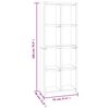 vidaXL Book Cabinet 70x30x180 cm Solid Wood Teak