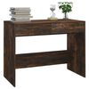 vidaXL Desk Smoked Oak 101x50x76.5 cm Engineered Wood