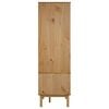 vidaXL Wardrobe OTTA 76.5x53x172 cm Solid Wood Pine