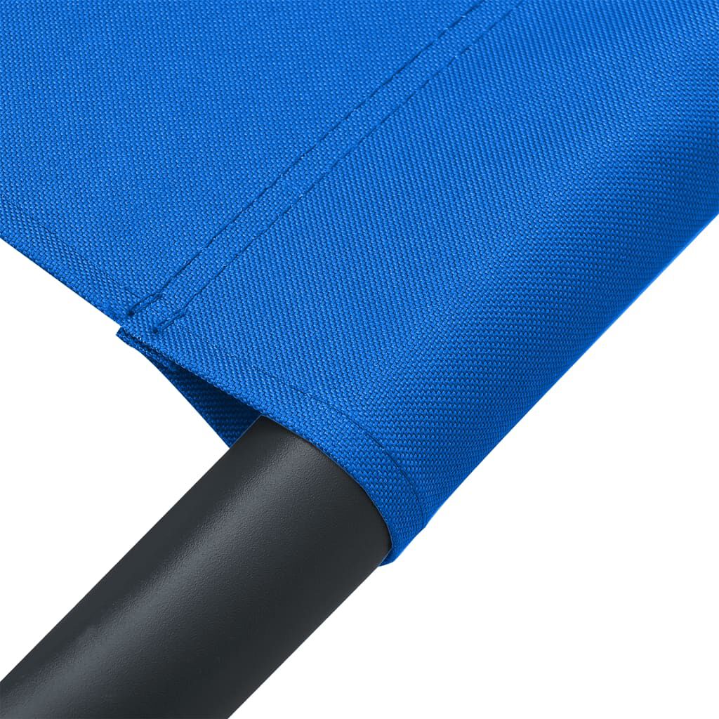 vidaXL Outdoor Lounge Bed Fabric Blue