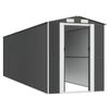 vidaXL Garden Shed Anthracite 192x689x223 cm Galvanised Steel