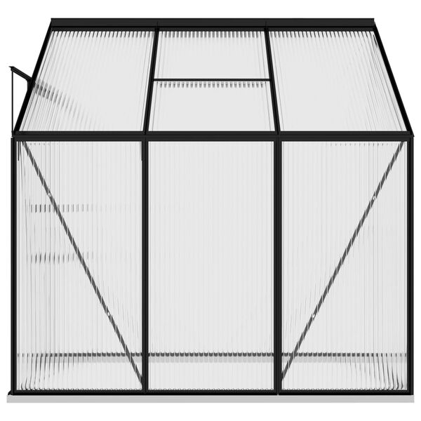 vidaXL Greenhouse Anthracite Aluminium 3.97 m³