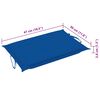 vidaXL Sun Loungers 2 pcs with Cushions Solid Acacia Wood