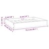 vidaXL Dog Bed Black 71.5x54x9 cm Solid Wood Pine