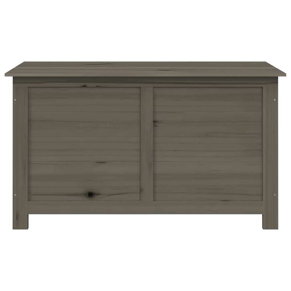 vidaXL Outdoor Cushion Box Anthracite 100x50x56 cm Solid Wood Fir