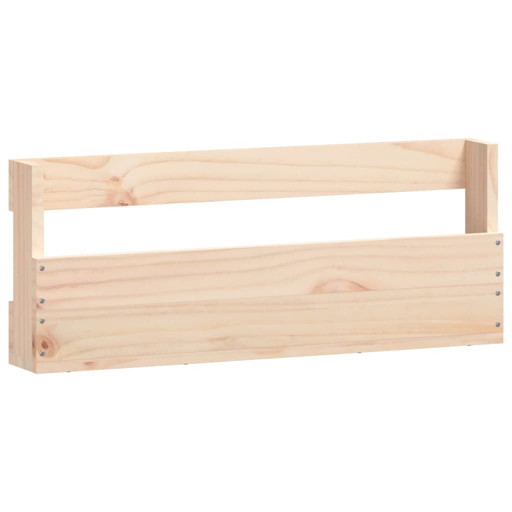 vidaXL Wall-mounted Shoe Racks 2 pcs 59x9x23 cm Solid Wood Pine