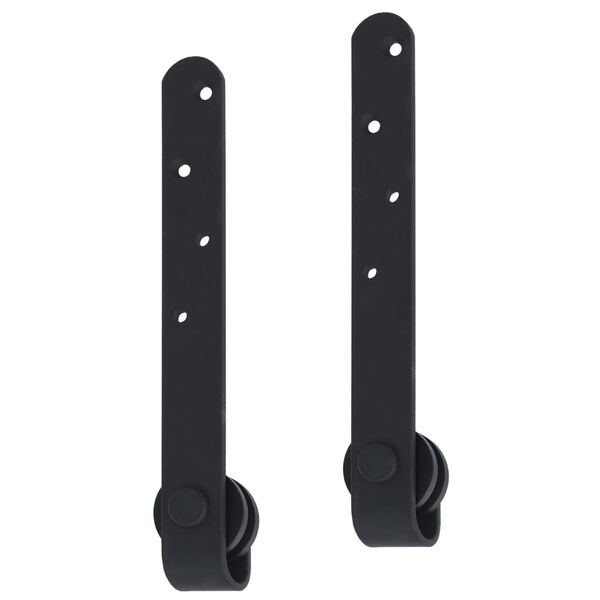 vidaXL Mini Sliding Cabinet Door Kit Carbon Steel 183 cm
