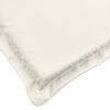vidaXL Sun Lounger Cushion Melange Cream 200x60x4 cm Fabric