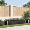 vidaXL Garden Raised Bed Anthracite 240x80x45 cm Galvanised Steel