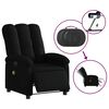 vidaXL Electric Massage Recliner Chair Black Fabric