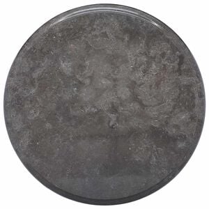 vidaXL Table Top Black Ø40x2.5 cm Marble