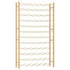 vidaXL Wine Rack for 72 Bottles Gold Metal