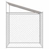 vidaXL Dog Cage Silver 200 x 200 x 258 cm Steel and PE