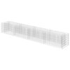vidaXL Gabion Raised Bed Galvanised Steel 360x50x50 cm