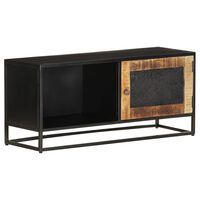 vidaXL TV Cabinet 90x30x40 cm Rough Mango Wood