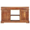 vidaXL Sideboard 135x35x75 cm Solid Acacia Wood