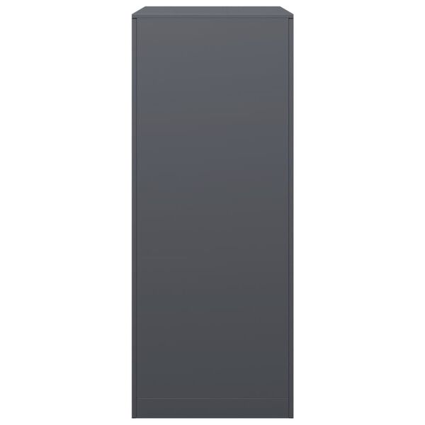 vidaXL Firewood Rack Anthracite 60x40x100 cm Steel