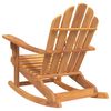 vidaXL Garden Adirondack Rocking Chair 79x100x103 cm Solid Wood Teak