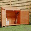 vidaXL Garden Shed Brown 102x52x112 cm Solid Wood Fir