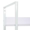 vidaXL 5-Layer Book Shelf White 60x27.6x158.5 cm Engineered Wood