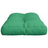 vidaXL Pallet Cushion Green 70x40x12 cm Fabric