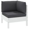 vidaXL Pallet Cushions 3 pcs Anthracite Oxford Fabric