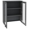 vidaXL Top for Highboard HAMAR Dark Grey 85x35x100cm Solid Wood Pine