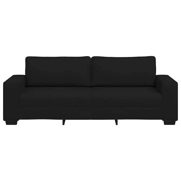 vidaXL 3-Seater Sofa&nbsp;Black 180 cm Fabric