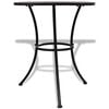 vidaXL 3 Piece Bistro Set Ceramic Tile Terracotta
