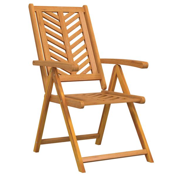 vidaXL Reclining Garden Chairs 4 pcs Solid Wood Acacia