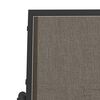vidaXL Garden Glider Bench Brown120.5x76x86.5 cm Textilene&Steel