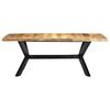 vidaXL Dining Table 200x100x75 cm Solid Mango Wood