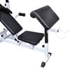 vidaXL Weight Bench with Weight Rack, Barbell and Dumbbell Set 90 kg