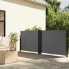 vidaXL Retractable Side Awning Anthracite 100x600 cm