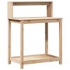vidaXL Potting Table with Shelves 82.5x50x109.5 cm Solid Wood Pine