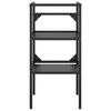 vidaXL Bathroom Washbasin Frame Black 40x38x83 cm Iron